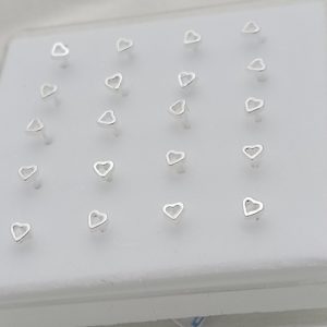 پیرسینگ بینی آبکاری نقره