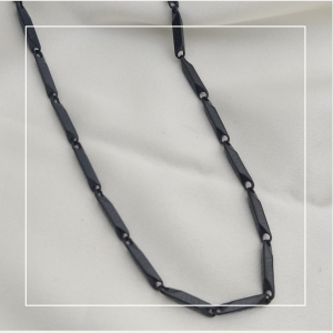 زنجیر کبریتی مشکی مردانه